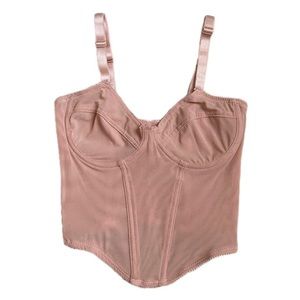 Pink corset top Valentine’s Day top!